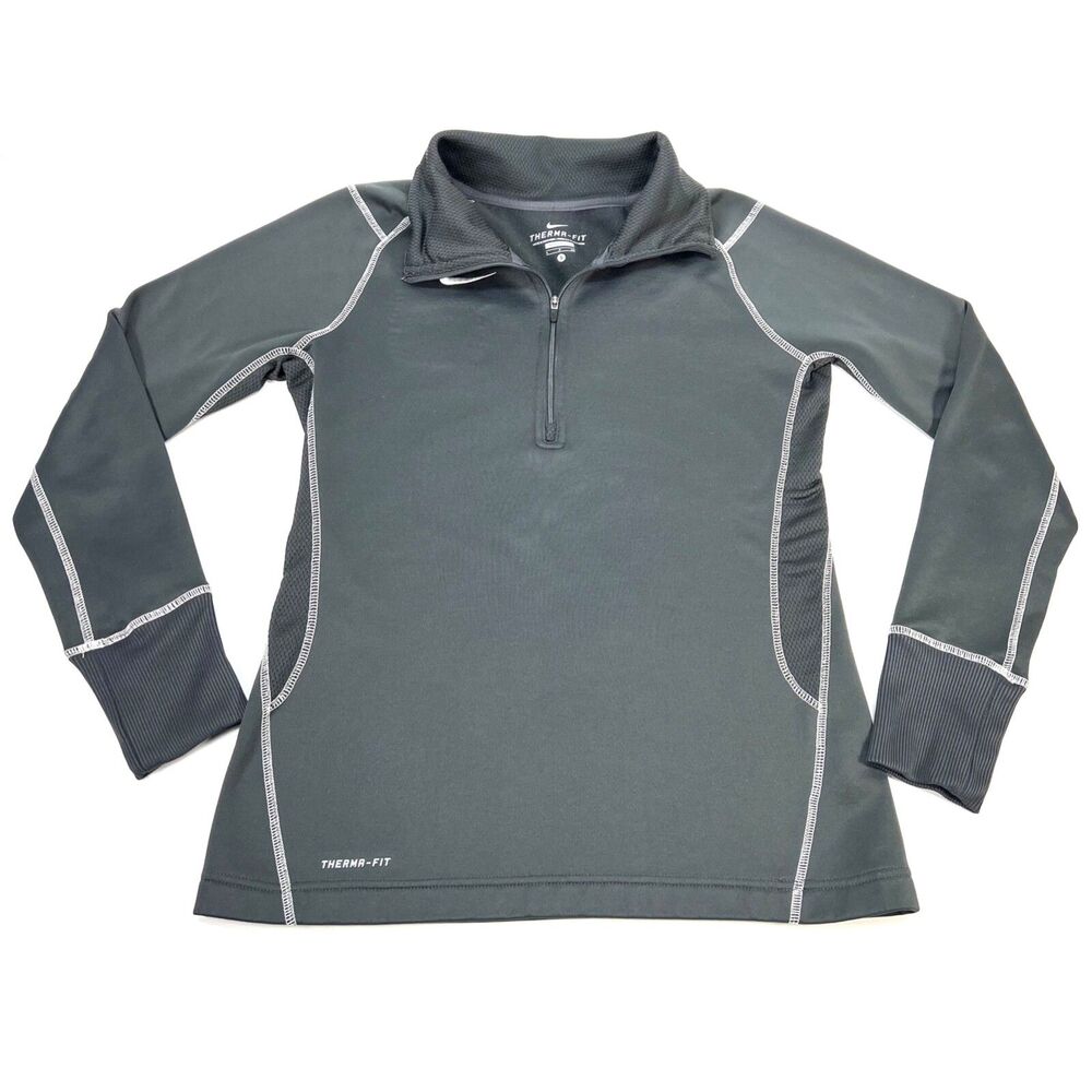 Nike Therma Fit Track￼ Training 1/4 Zip Mock Neck Jacket Women’s Size Small